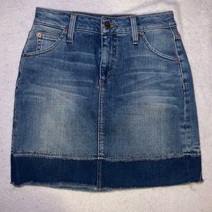 Joe’s Jeans Women’s The Wasteland High Rise Mini Jean Skirt | Medium Denim |